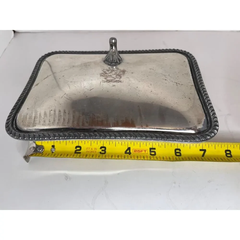 Vintage Serving Dish E.P.C. OOLE Silver Co., Mass. Silvertone
